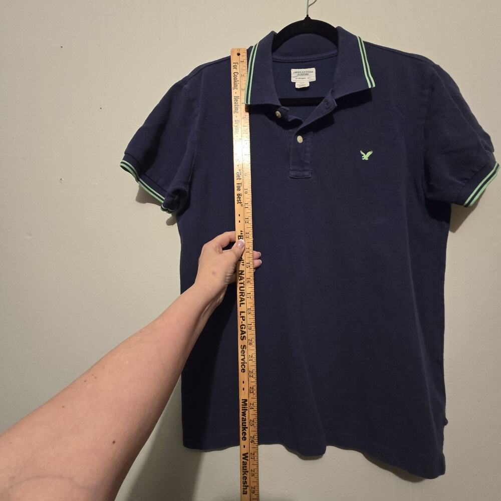 Vtg 90s Y2K Lot Of 4 Polo Shirt Mens SM Rugby Striped Plain Preppy Distressed - Picture 11 of 16